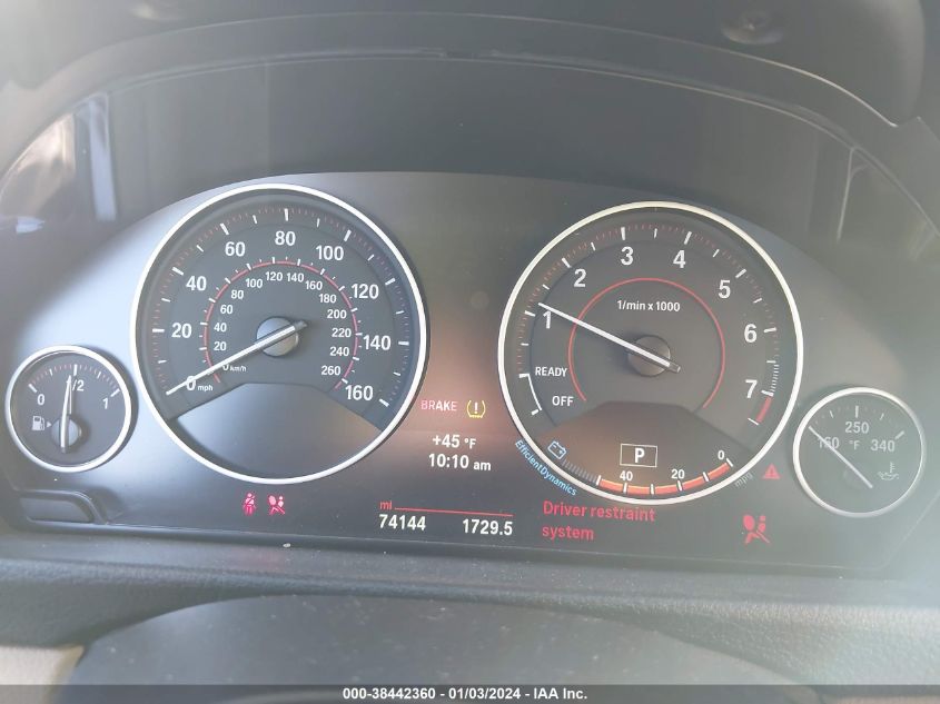 2014 BMW 335I XDRIVE WBA3B9C5XEP458501