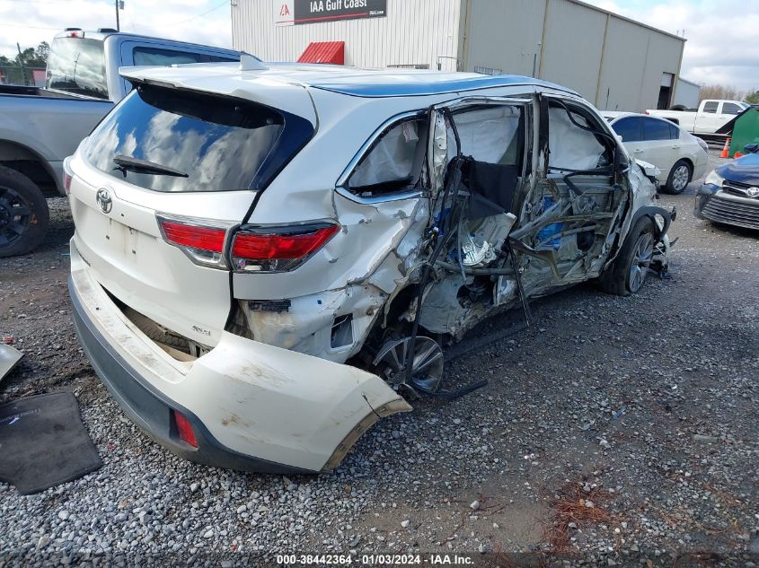2015 TOYOTA HIGHLANDER XLE - 5TDKKRFHXFS041391