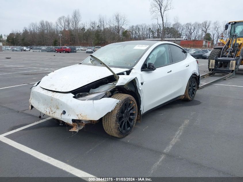 2023 TESLA MODEL Y AWD/LONG RANGE DUAL MOTOR ALL-WHEEL DRIVE - 7SAYGDEE2PA161102