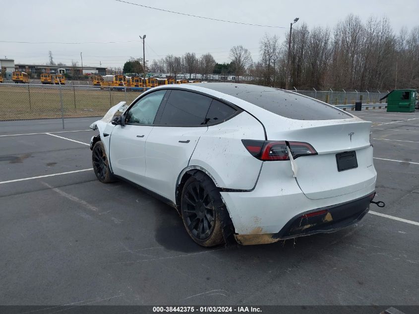 2023 TESLA MODEL Y AWD/LONG RANGE DUAL MOTOR ALL-WHEEL DRIVE - 7SAYGDEE2PA161102