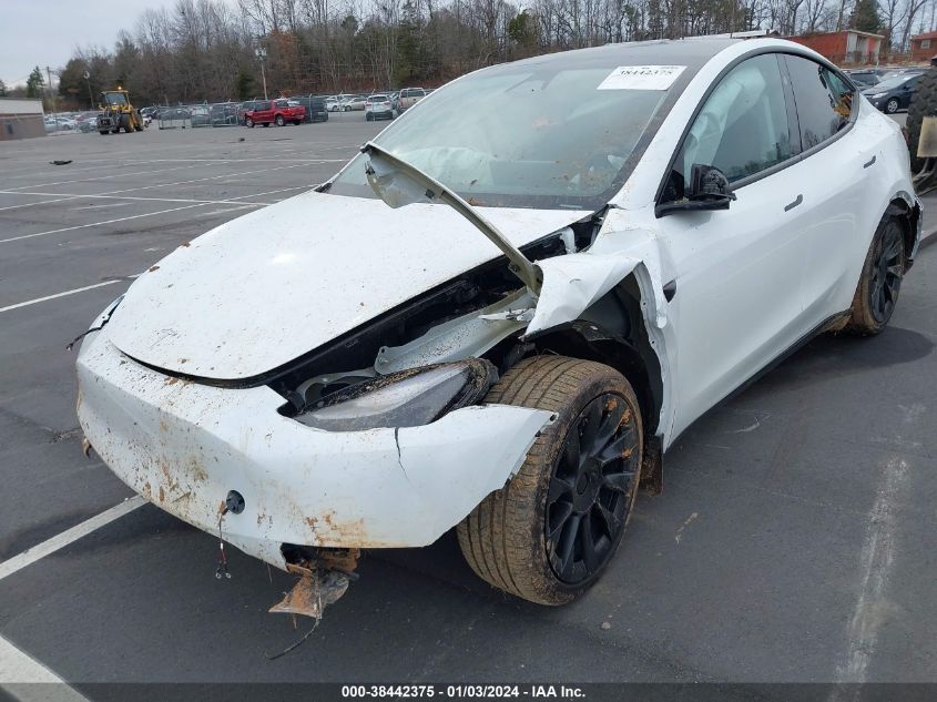 2023 TESLA MODEL Y AWD/LONG RANGE DUAL MOTOR ALL-WHEEL DRIVE - 7SAYGDEE2PA161102