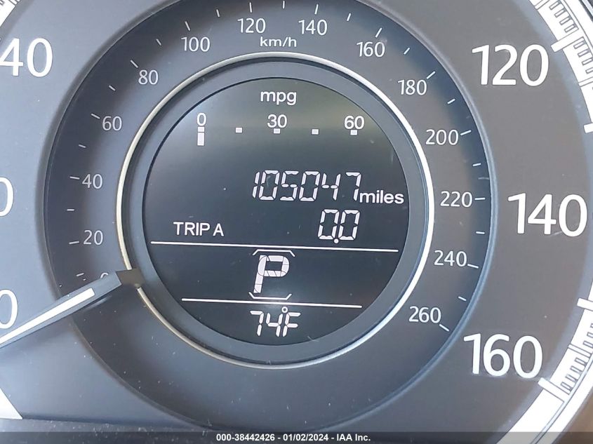 2013 HONDA ACCORD EX-L V-6 - 1HGCR3F88DA015333
