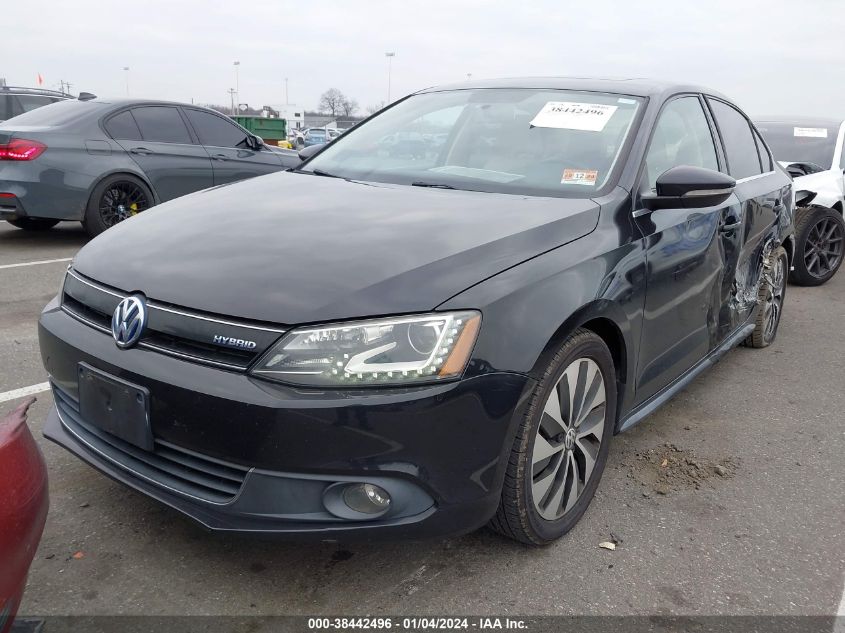 2013 VOLKSWAGEN JETTA HYBRID SEL PREMIUM 3VW637AJ5DM303485