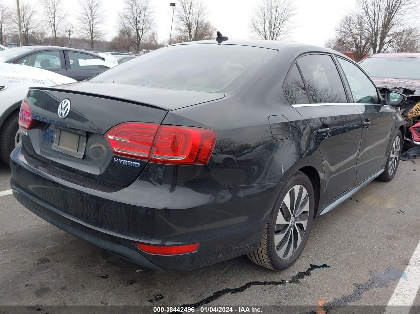 2013 VOLKSWAGEN JETTA HYBRID SEL PREMIUM 3VW637AJ5DM303485