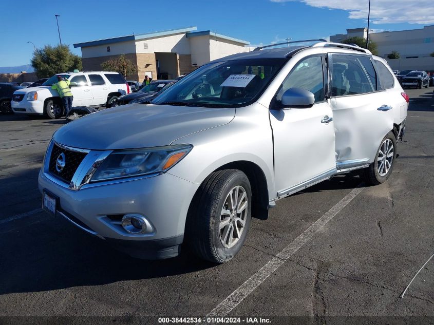 2015 NISSAN PATHFINDER SL - 5N1AR2MN1FC602324