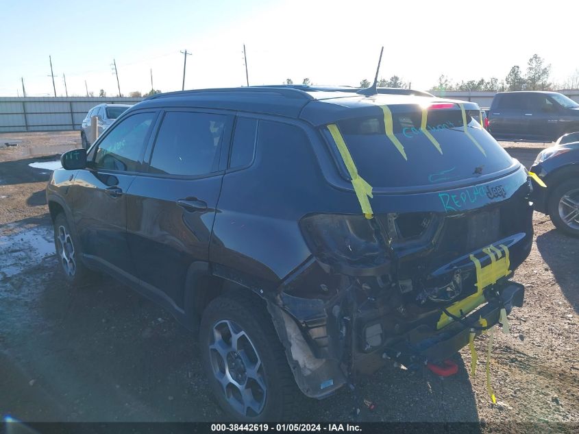 2022 JEEP COMPASS TRAILHAWK 4X4 - 3C4NJDDB3NT148966