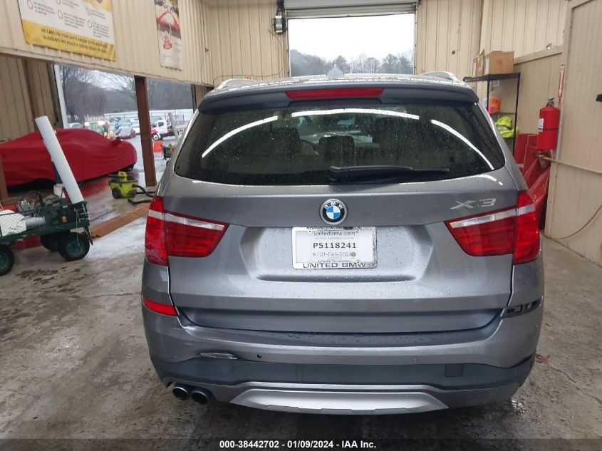 2016 BMW X3 XDRIVE28I - 5UXWX9C53G0D89407