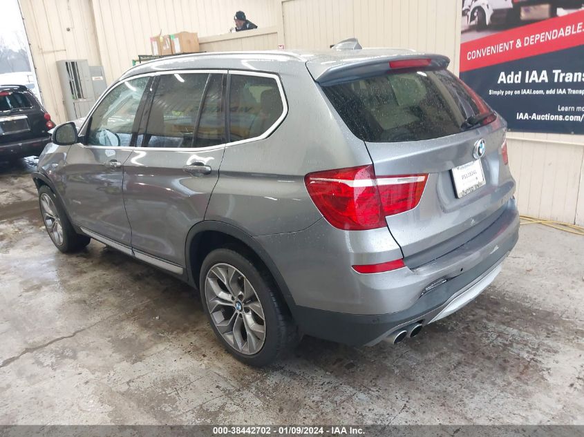 2016 BMW X3 XDRIVE28I - 5UXWX9C53G0D89407