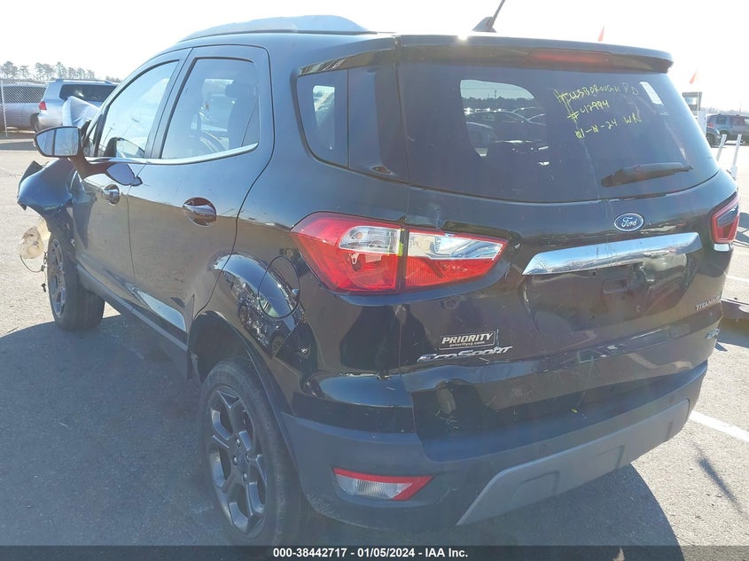 VIN MAJ6P1WL2JC158682 2018 FORD ECOSPORT TITANIUM