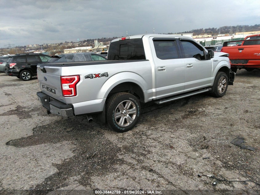 VIN 1FTEW1E43KFD51670 2019 FORD F-150 XLT