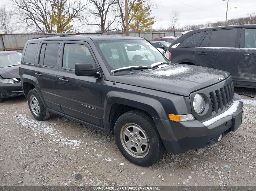 2016 JEEP PATRIOT SPORT - 1C4NJPBA9GD567635