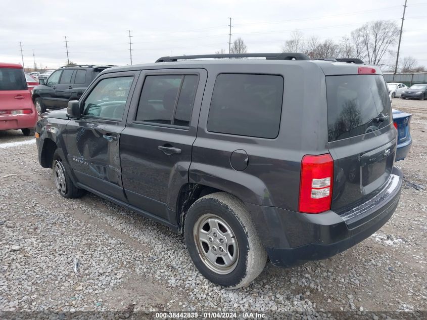 2016 JEEP PATRIOT SPORT - 1C4NJPBA9GD567635