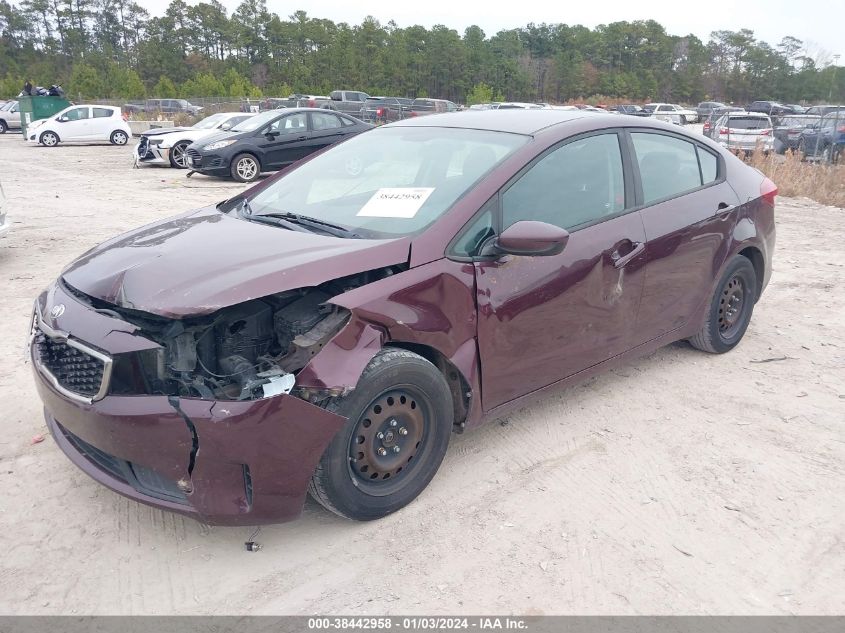 2017 KIA FORTE LX - 3KPFL4A74HE040458