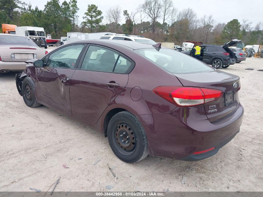 2017 KIA FORTE LX - 3KPFL4A74HE040458