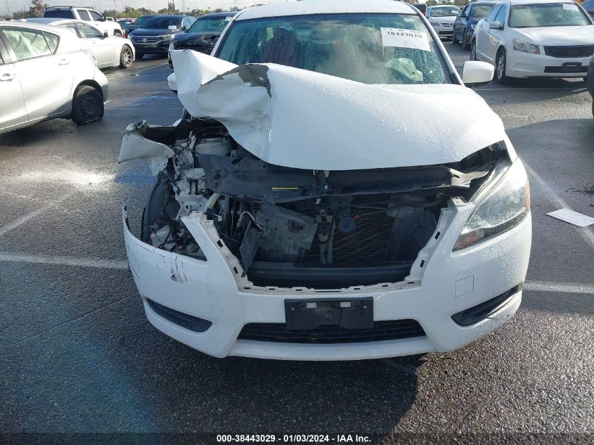 2015 NISSAN SENTRA S/SV/SR/SL - 3N1AB7APXFY332984