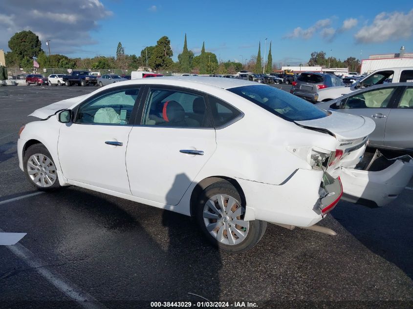 2015 NISSAN SENTRA S/SV/SR/SL - 3N1AB7APXFY332984