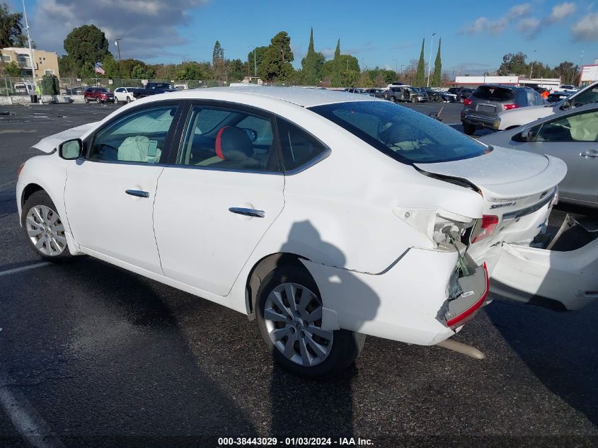 2015 NISSAN SENTRA S/SV/SR/SL - 3N1AB7APXFY332984