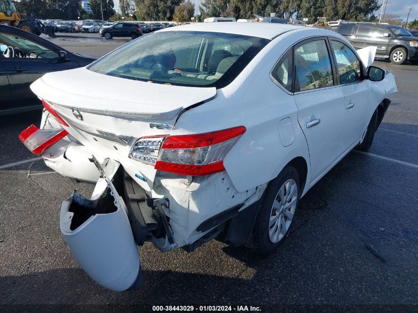 2015 NISSAN SENTRA S/SV/SR/SL - 3N1AB7APXFY332984
