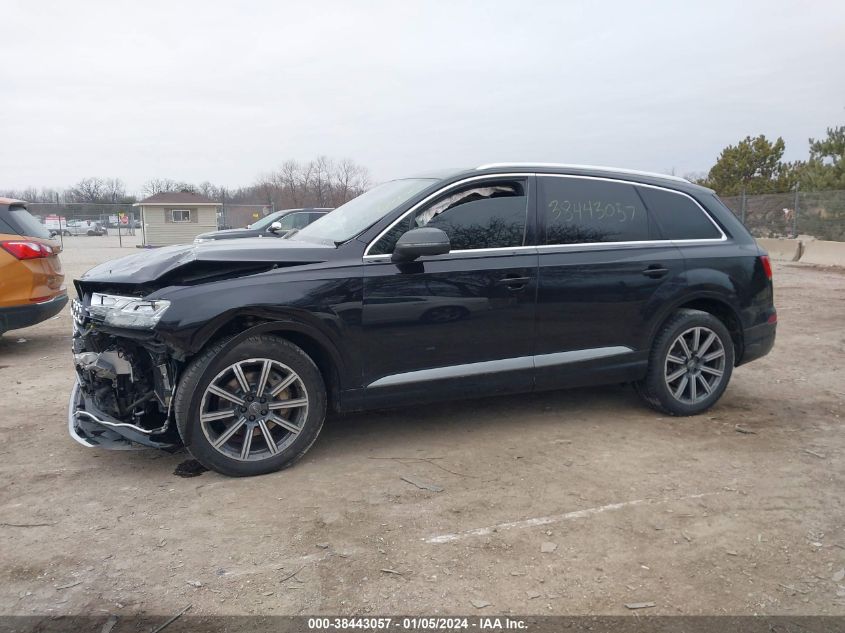 2017 AUDI Q7 PREMIUM PLUS - WA1LAAF78HD024369