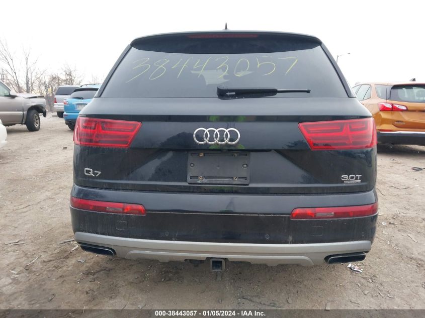 2017 AUDI Q7 PREMIUM PLUS - WA1LAAF78HD024369
