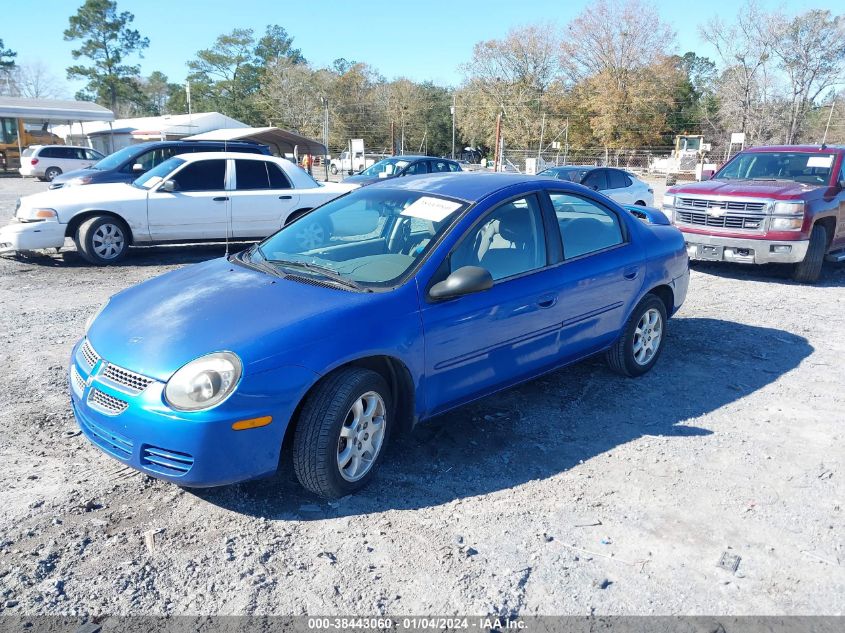 1B3ES56C25D279631 | 2005 DODGE NEON