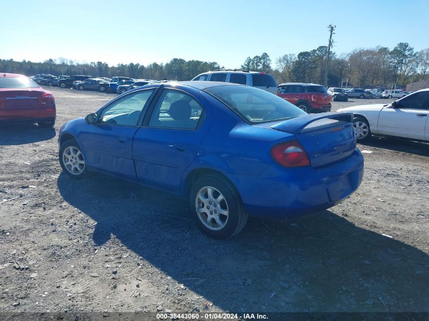 1B3ES56C25D279631 | 2005 DODGE NEON