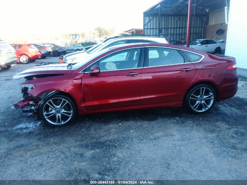 2014 FORD FUSION TITANIUM - 3FA6P0K91ER335590