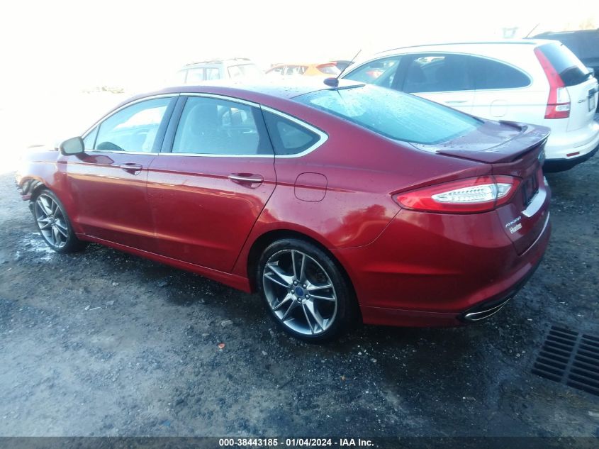 2014 FORD FUSION TITANIUM - 3FA6P0K91ER335590