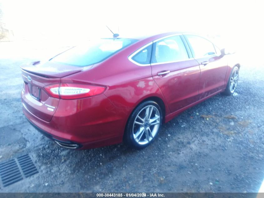 2014 FORD FUSION TITANIUM - 3FA6P0K91ER335590