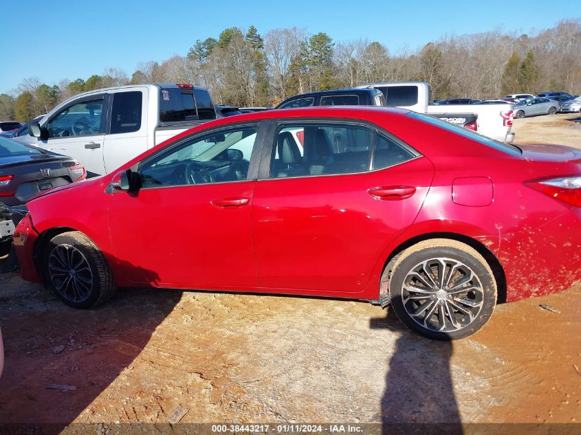 2014 TOYOTA COROLLA L/LE/LE PLS/PRM/S/S PLS - 2T1BURHE2EC072185