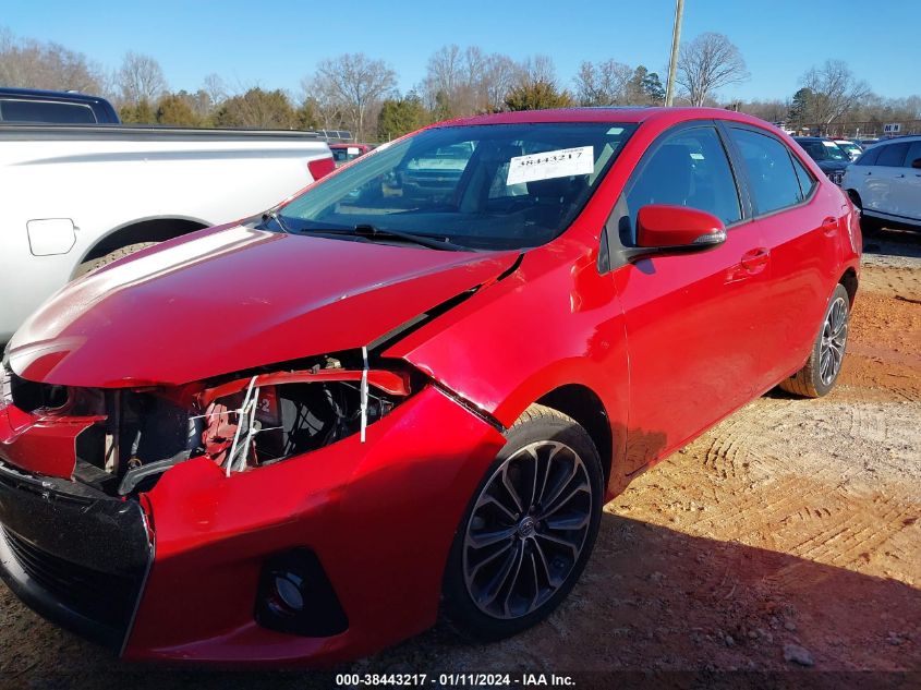 2014 TOYOTA COROLLA L/LE/LE PLS/PRM/S/S PLS - 2T1BURHE2EC072185