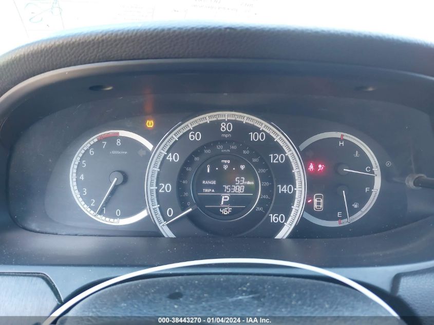 2013 HONDA ACCORD EX - 1HGCR2F74DA265007