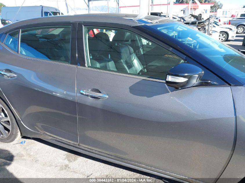 2016 NISSAN MAXIMA 3.5S/SV/SL/SR/PLAT - 1N4AA6AP6GC407383