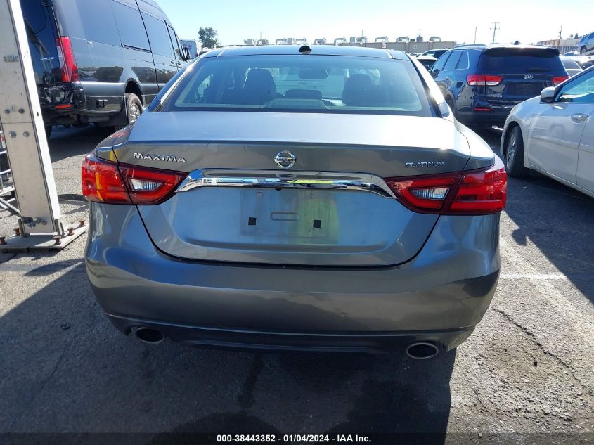 2016 NISSAN MAXIMA 3.5S/SV/SL/SR/PLAT - 1N4AA6AP6GC407383