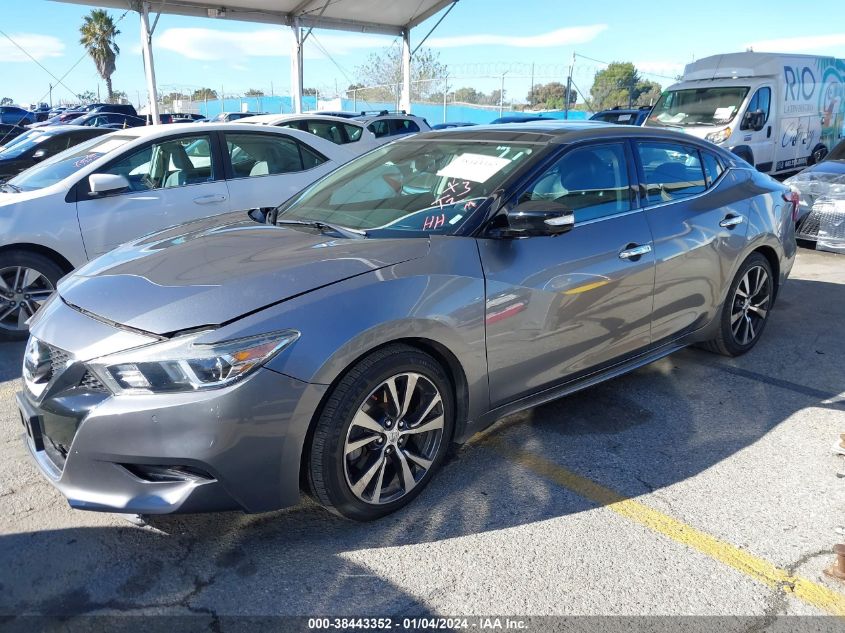 2016 NISSAN MAXIMA 3.5S/SV/SL/SR/PLAT - 1N4AA6AP6GC407383