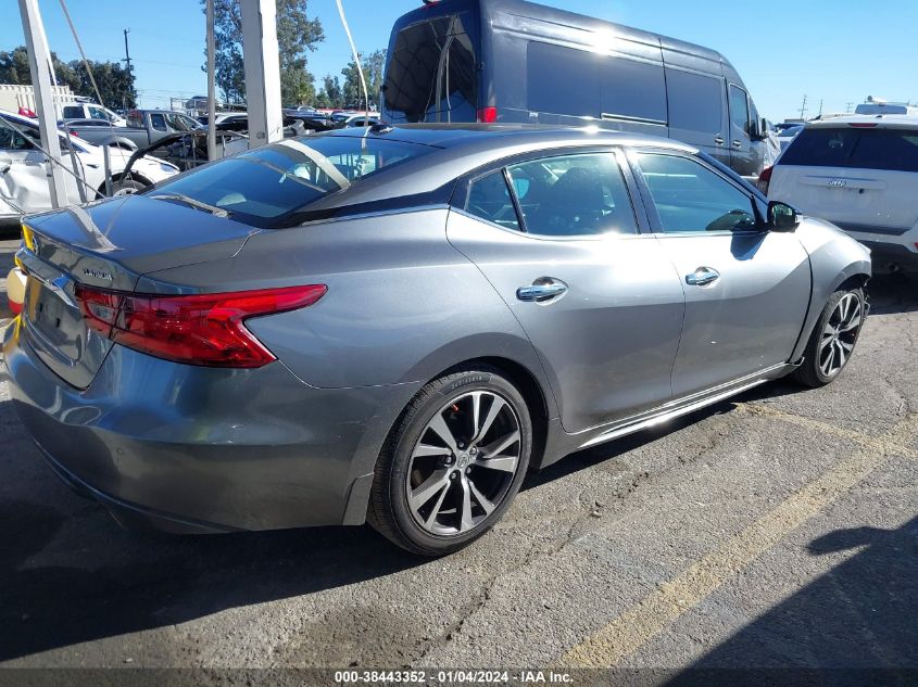2016 NISSAN MAXIMA 3.5S/SV/SL/SR/PLAT - 1N4AA6AP6GC407383