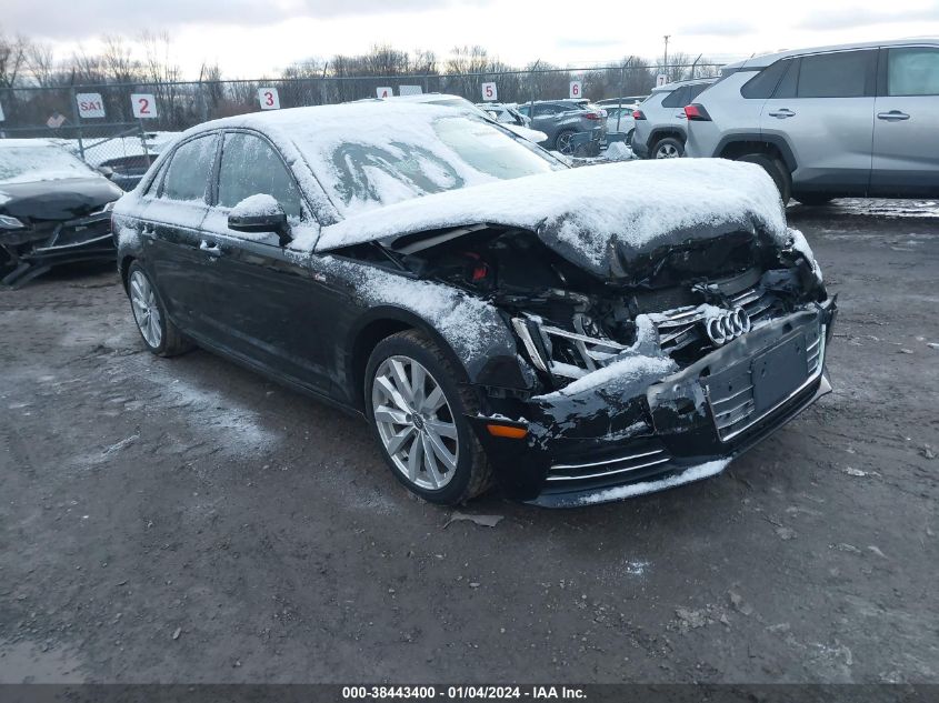 2017 AUDI A4 2.0T PREMIUM - WAUANAF42HN002138