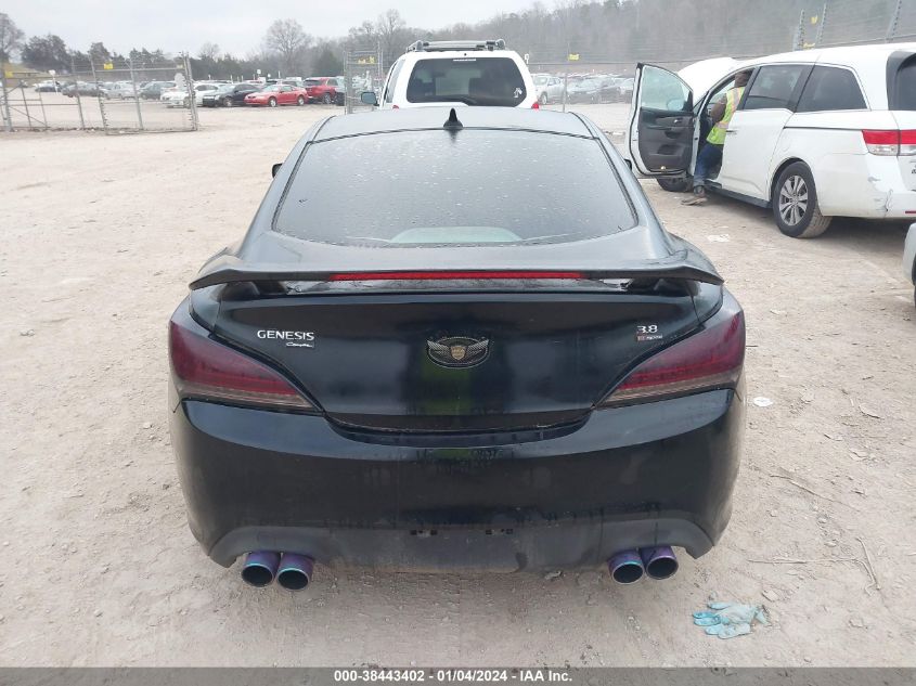 2013 HYUNDAI GENESIS 3.8 R-SPEC - KMHHU6KJ9DU107672