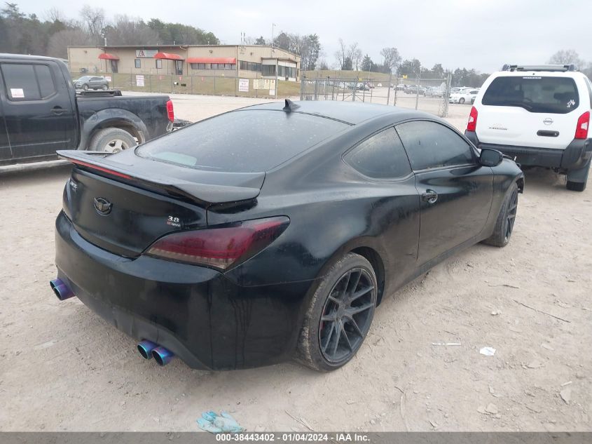 2013 HYUNDAI GENESIS 3.8 R-SPEC - KMHHU6KJ9DU107672