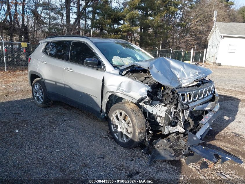 2022 JEEP COMPASS LATITUDE LUX 4X4 - 3C4NJDFB0NT128431