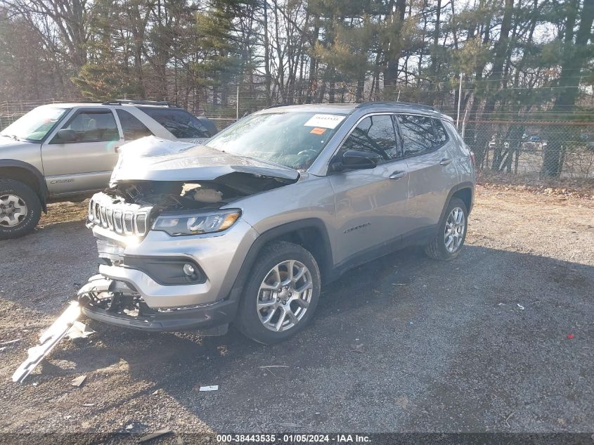 2022 JEEP COMPASS LATITUDE LUX 4X4 - 3C4NJDFB0NT128431