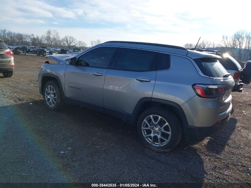2022 JEEP COMPASS LATITUDE LUX 4X4 - 3C4NJDFB0NT128431