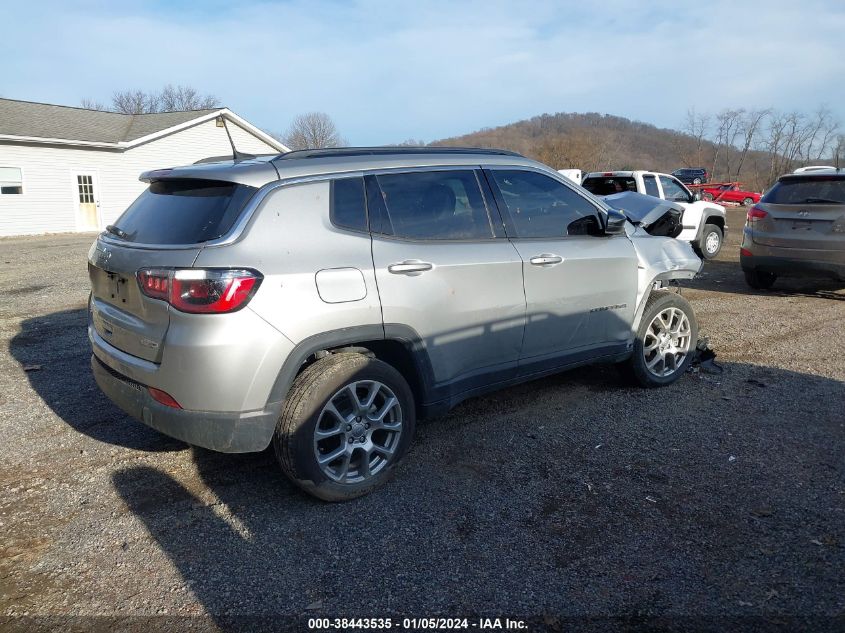 2022 JEEP COMPASS LATITUDE LUX 4X4 - 3C4NJDFB0NT128431