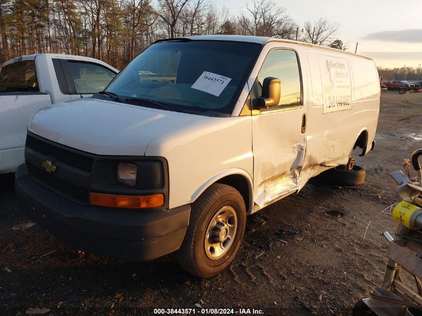 2014 CHEVROLET EXPRESS 3500 WORK VAN 1GCZGTCG0E1104454