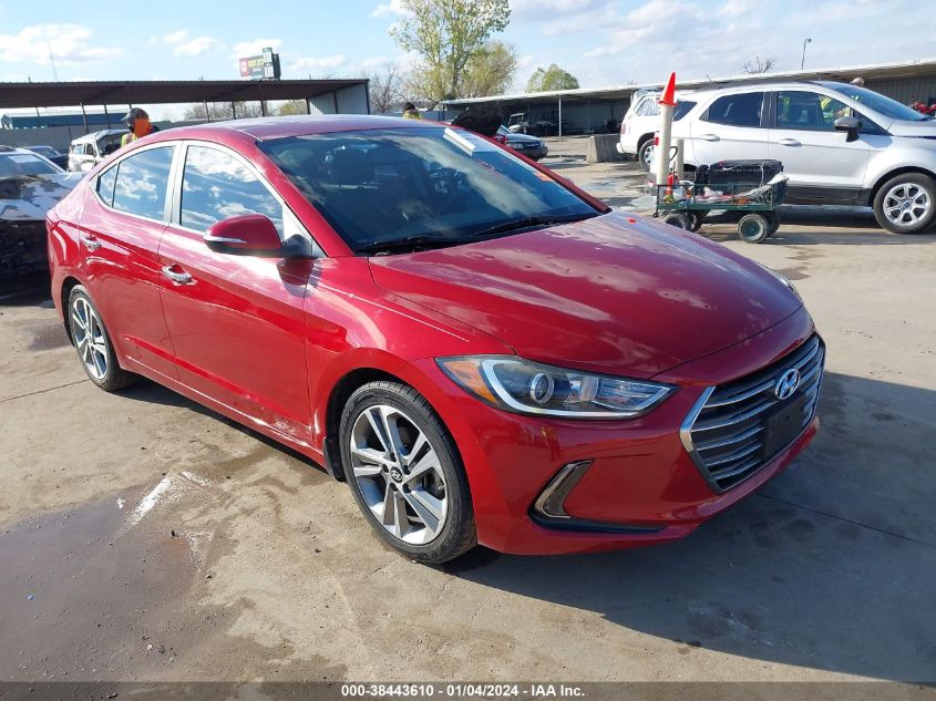 2017 HYUNDAI ELANTRA SE/VALUE/LIMITED - KMHD84LF0HU141314