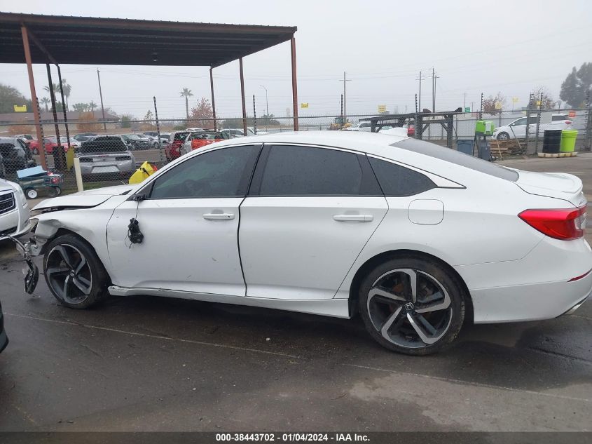 2019 HONDA ACCORD SPORT - 1HGCV2F33KA002108