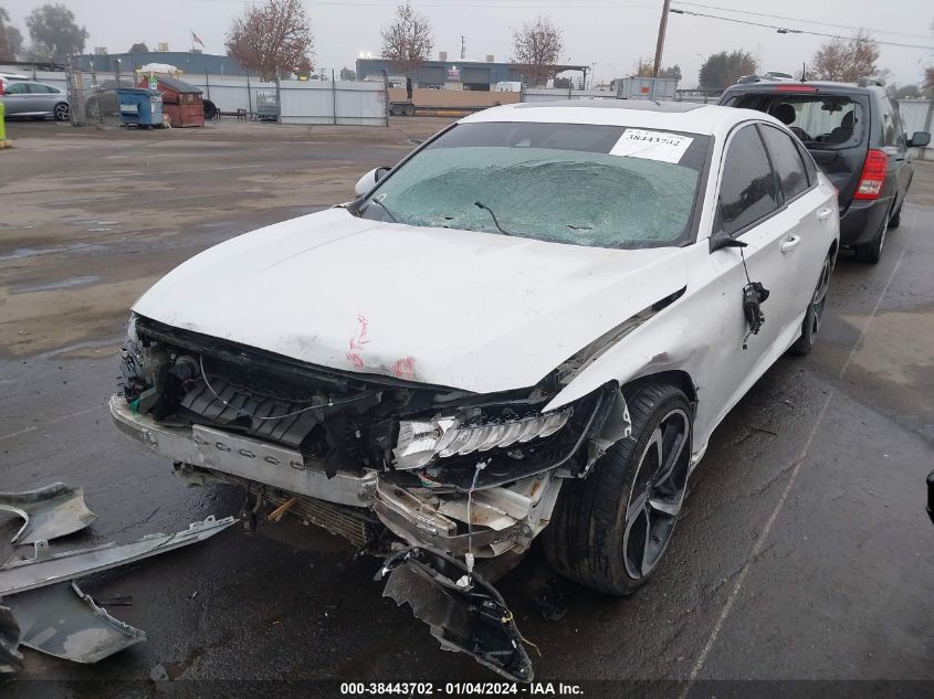 2019 HONDA ACCORD SPORT - 1HGCV2F33KA002108