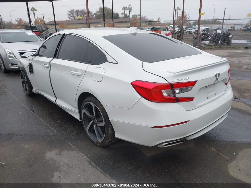 2019 HONDA ACCORD SPORT - 1HGCV2F33KA002108