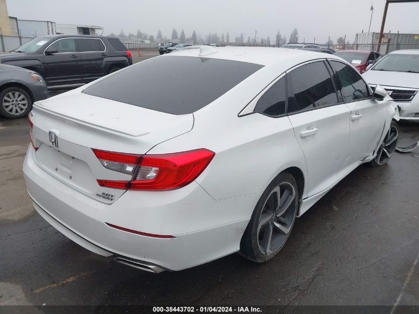 2019 HONDA ACCORD SPORT - 1HGCV2F33KA002108