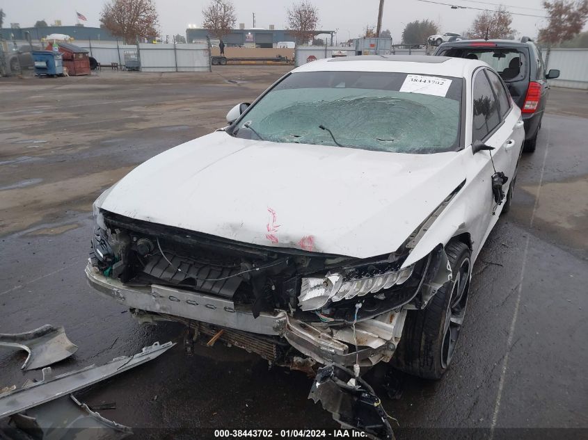 2019 HONDA ACCORD SPORT - 1HGCV2F33KA002108
